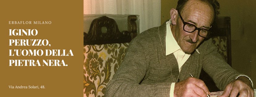 erbaflormilano's tweet photo. Oggi vi raccontiamo di #IginioPeruzzo, l’uomo della pietra nera. Oggi, raccontiamo un pezzo della nostra storia. La storia di #Erbaflor. https://t.co/BMmy09Pv8p #erbaflormilano #erborista #erboristeria #storieitaliane https://t.co/5xhXfNa48b