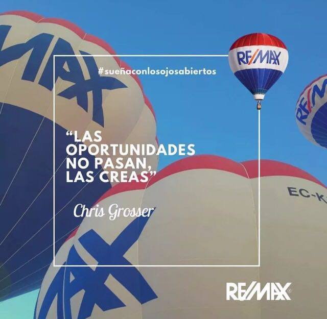 Algunos buscan un mundo más bonito, otros lo crean.
¡Feliz jueves!
#RemaxOne