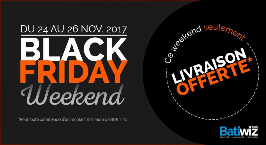 Batiwiz's tweet photo. [BLACK FRIDAY] C'est parti pour 3 jours de livraison offerte* sur tout le site !!! 
C'est par ici: https://t.co/K6gxzmVbIt https://t.co/WJqw9xNT2k