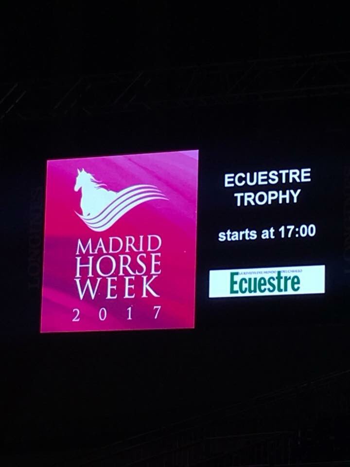 Hipicashelly's tweet photo. A las 17.00 empieza el trofeo #revistaecuestre en #MadridHorseWeek17. Se puede seguir en directo a través de @Ecuestre_es https://t.co/VgBoSGZrwp