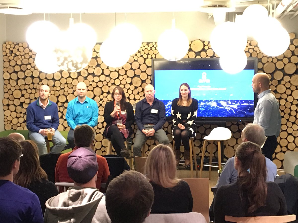 aimsinnovation's tweet photo. Wrapping things up with a panel discussion on AI, machine learning and hybrid integration. #AIMSTalks https://t.co/iDnraKouU2