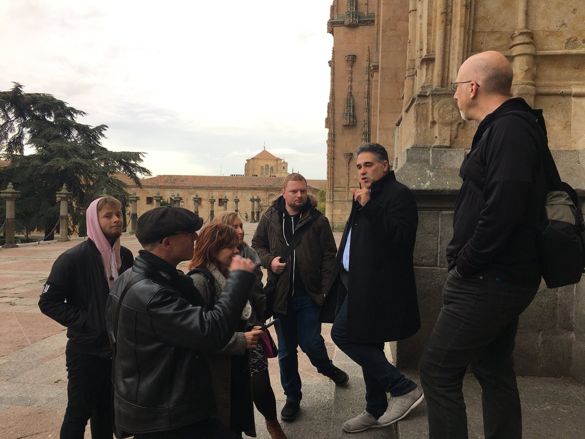 grial_usal's tweet photo. Time to visit the city 😊. Cultural experience #STEMSProject #ErasmusPlus https://t.co/L5qoKTOkwz