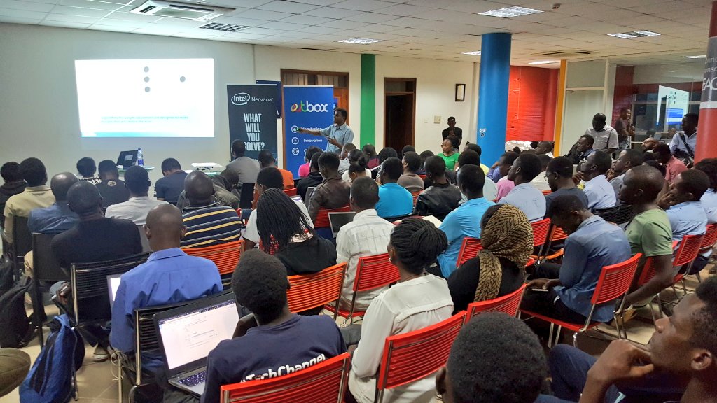 OutboxHub's tweet photo. Today, we had a community of like-minded techies passionate about #ArtificialIntelligence start on a journey to solve today's existing challenges using #MachineLearning @intel @IntelNervana #WhatWeSolve https://t.co/BDlUPMSVM0