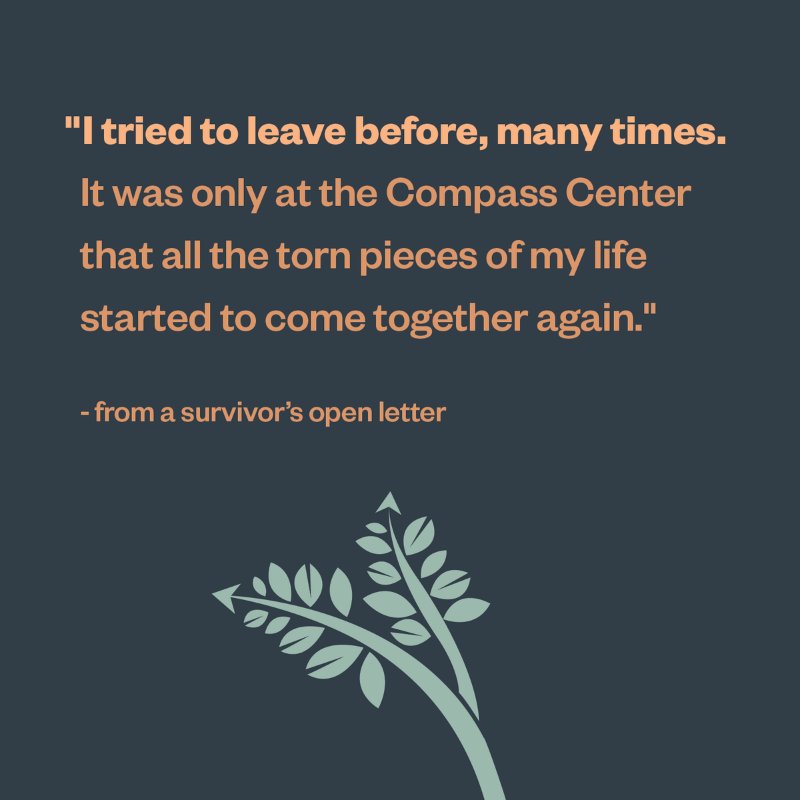 Today and every day The Compass Center is thankful for our donors who made one more counseling session, one more safety plan, one more session of play therapy possible for area survivors of sexual and domestic violence. Happy Thanksgiving from our family to yours.