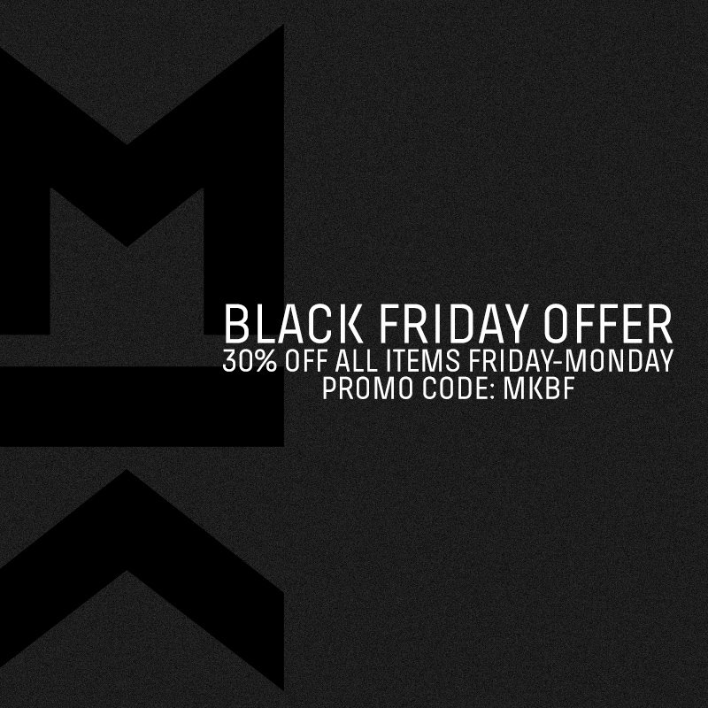MalloryKnoxband's tweet photo. 30% OFF ALL ITEMS FRIDAY-MONDAY FOR #BLACKFRIDAY. Use the code MKBF at the checkout. https://t.co/XJbEDuAP4J https://t.co/WkypGxXiTC