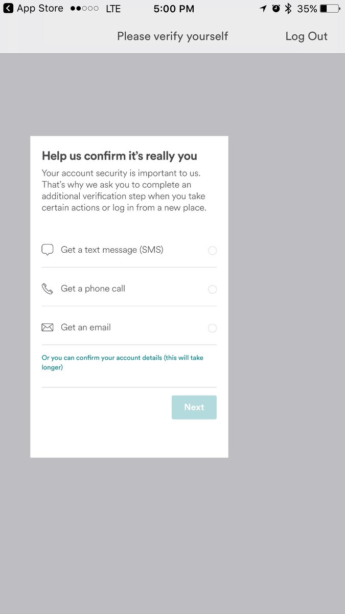 pt3mm's tweet photo. @Airbnb How do I confirm it’s really me on your iPhone app?  The page is not responding to any tap.  I can shrink it though. https://t.co/WVWEGv68g5