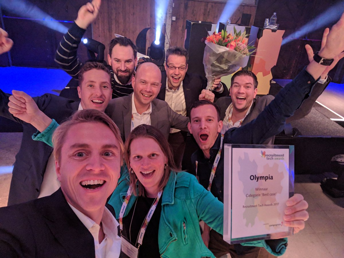 Olympia Nederland heeft met de case ‘iedereen e-recruiter’ de Recruitment Tech Award 2017 gewonnen! bit.ly/2A0HKQQ