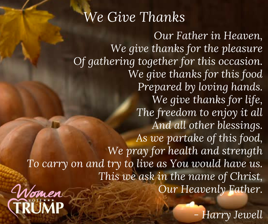 Women For Trump On Twitter We Send This Happy Thanksgiving