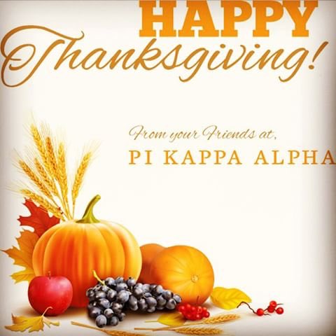 UWW_Pikes's tweet photo. Happy Thanksgiving to all from the gentlemen of Pi Kappa Alpha Kappa Omega chapter! https://t.co/YcWR7ryF06