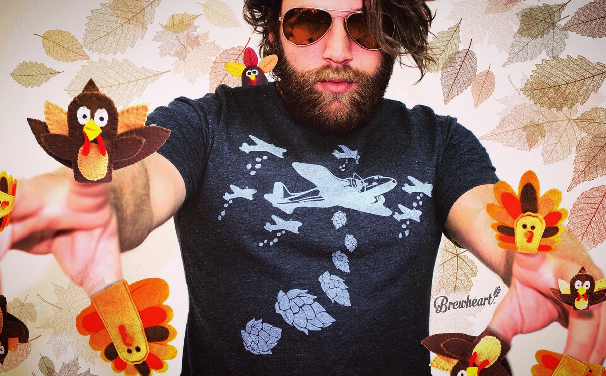 brewheartapp's tweet photo. Happy #Thanksgiving from Brewheart! Drink beer. Eat food. Make finger puppets. 🦃🍻 https://t.co/kCTenA6Ob4