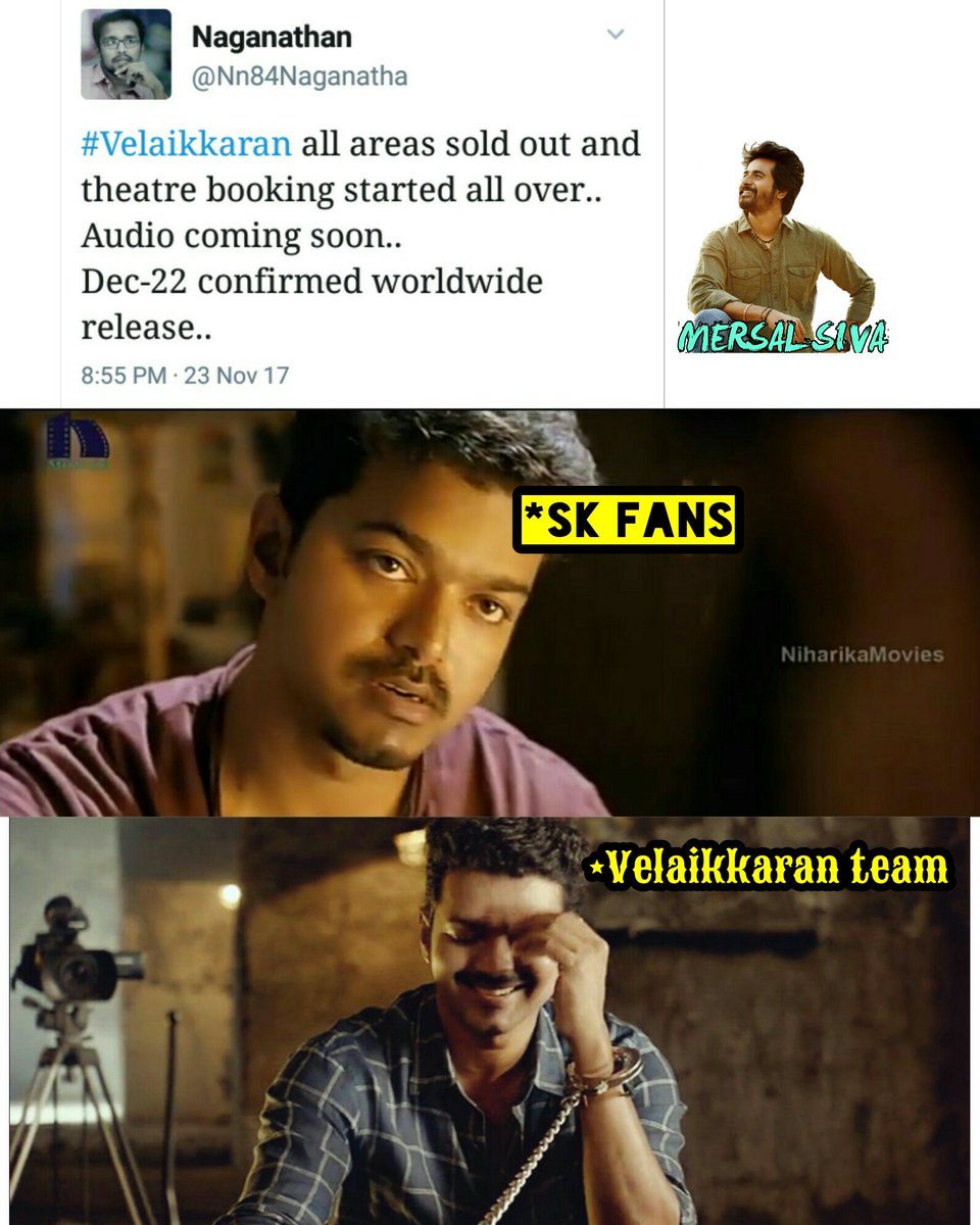 itzMersalsiva's tweet photo. #22Decemberlavarranvelaikkaran ❤
@24AMSTUDIOS best whishes team ❤
#Wewantaudiolaunch date 😍
@Siva_Kartikeyan @jayam_mohanraja https://t.co/noO2DNvjXt