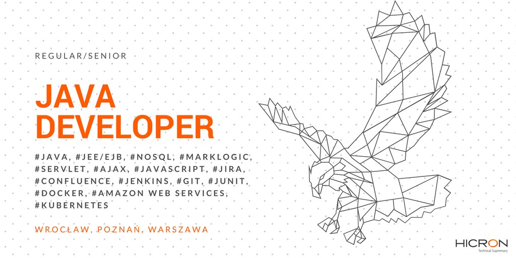 HicronIT's tweet photo. Szukamy kogoś takiego jak Ty!
#PRACA
#KARIERA
#IT
#JAVADEVELOPER
#BUSINESS DEVELOPMENTSPECIALIST
#LEADJAVA
Branża informatyczna zaprasza :) https://t.co/ibPfAxCOtz