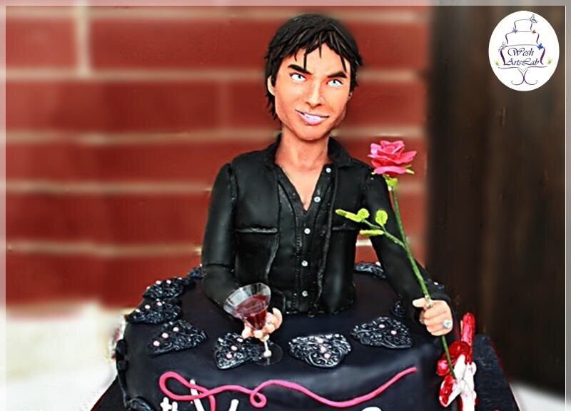 HotterSalvatore's tweet photo. You went too far with the cake this year, Stefan. This is just creepy... https://t.co/iozMiMbrrR