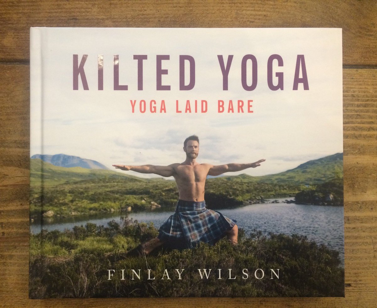 karavaneco's tweet photo. This was an immediate best seller and it's now back in stock. #KiltedYoga by #FinlayWilson. #books #yoga https://t.co/PXb8pL5ZXc