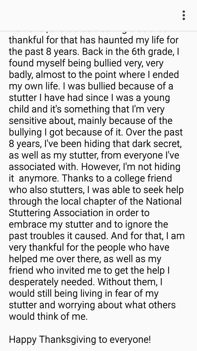 TylerJennings24's tweet image. Have something to get off my chest this Thanksgiving. Hope everyone has a Happy Thanksgiving!