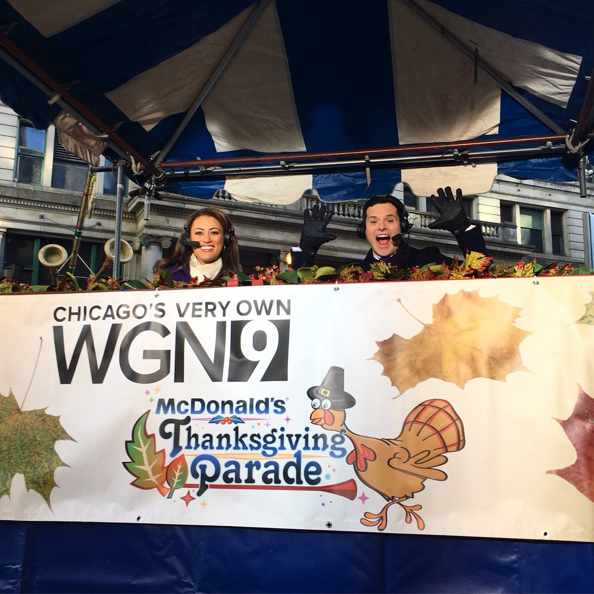 Don’t forget to hang out with <a href="/laurenjiggetts/">Lauren Jiggetts</a> and <a href="/DanPonceTV/">Dan Ponce</a> this morning for #ChicagosParade on <a href="/WGNTV/">WGNTV</a> you’ll see more fun acts, floats and more!