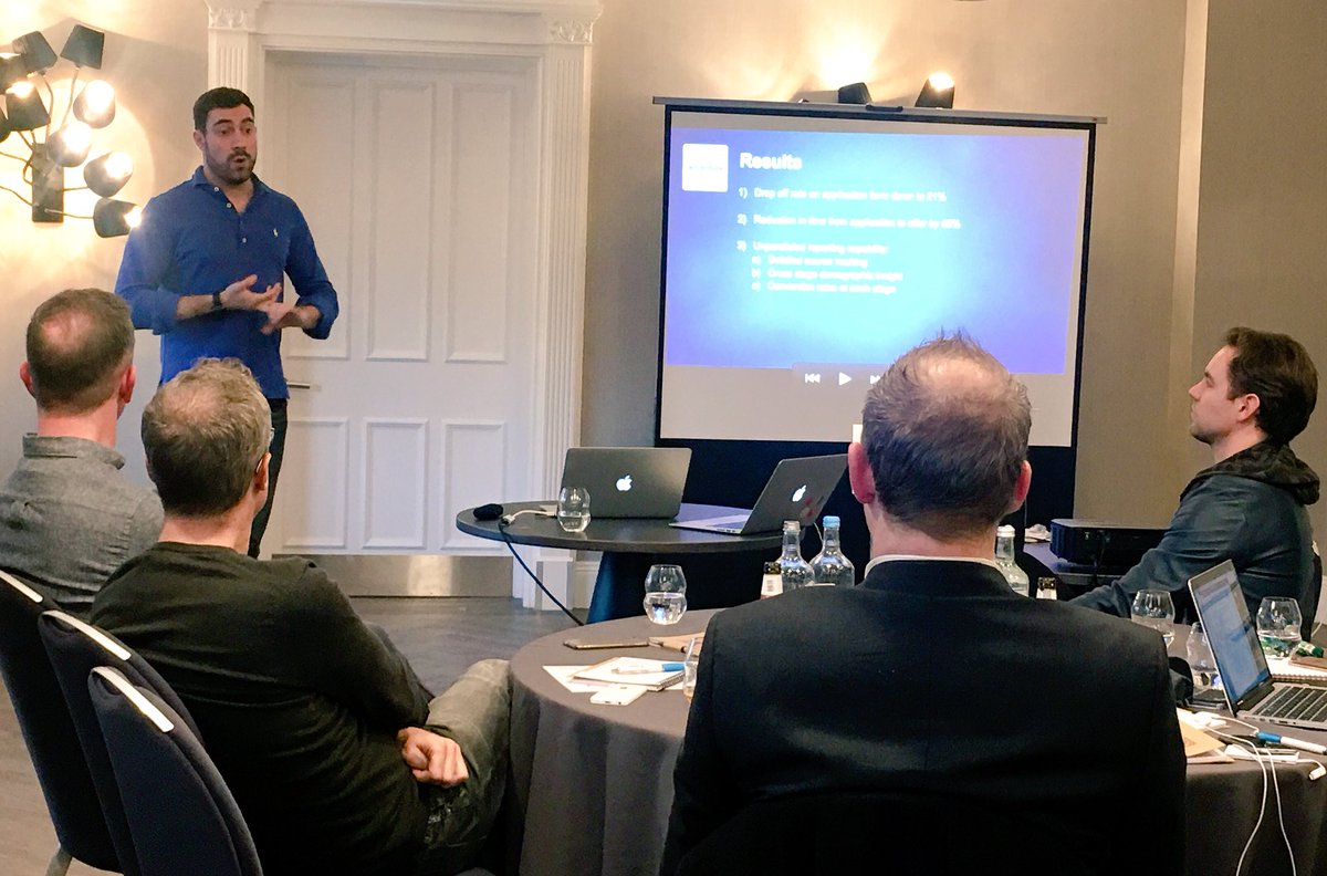 RecFest_Global's tweet photo. Great presentation from @headstart_app on How Contextualised Machine Learning is Helping Recruitment Teams #WeRL100 #RLS #Manchester https://t.co/2w1YsCZ9E4