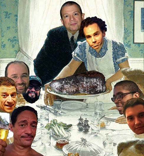 NotSamWeirdNews's tweet photo. @jimandsamshow Happy Thanksgiving to my favorite show that's left...tss thanksGIVING why not thanksBUYING so we can make some CAKE for tha CHIPPAH!? https://t.co/9tPap0U0hP