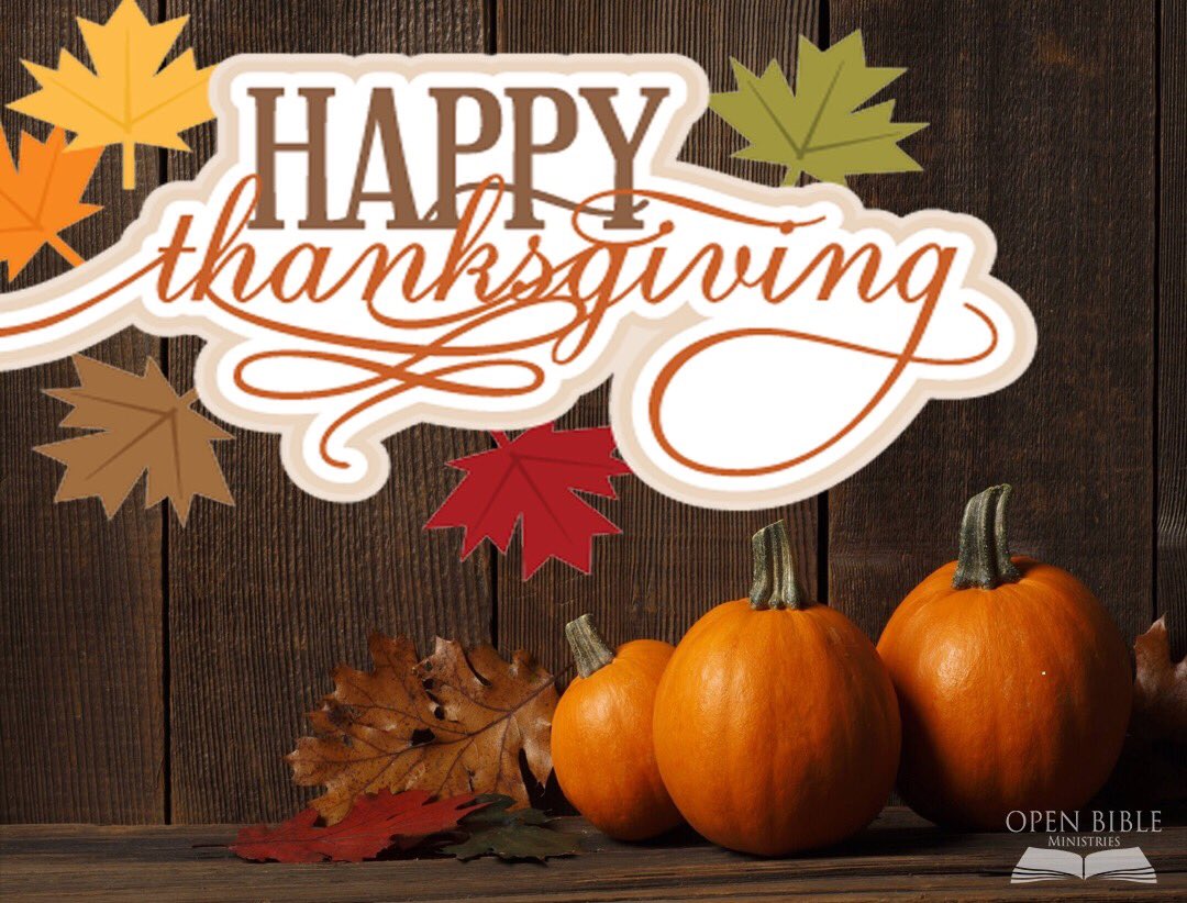 PastorBill_OBM's tweet photo. From our family to yours we hope you have a Happy Thanksgiving! https://t.co/liKgtGEpVs