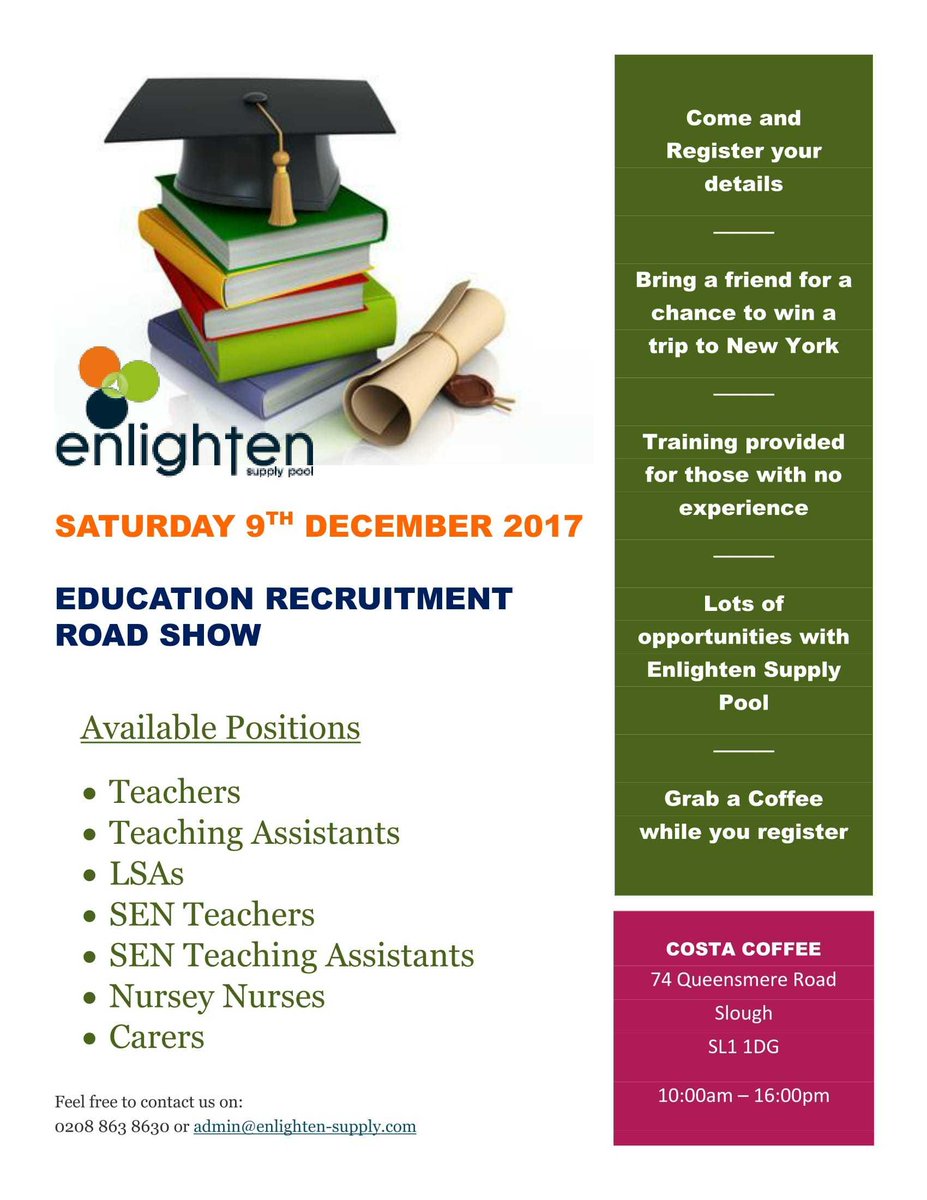 EnlightenSP's tweet photo. #Slough its official... Why not drop in to meet our lovely consultants and see what they can do for you? #EnlightenRoadshow #Sloughaintreadyforus! https://t.co/9cBIriG6dJ