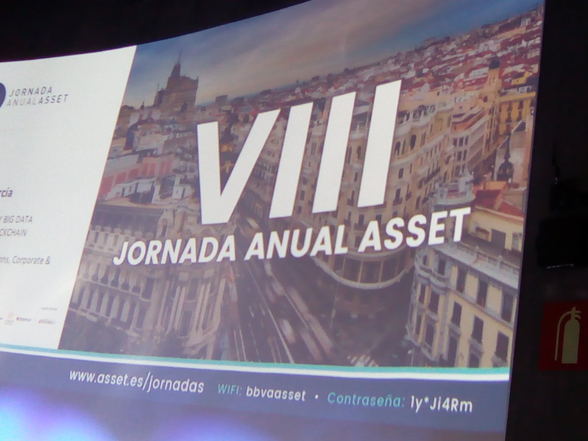 Momento para el café en la #jornadaasset. Gran interés por la digitalización en los departamentos #financieros.
