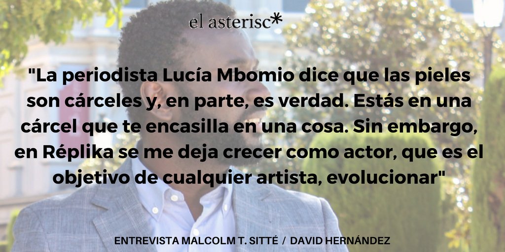Entrevista al actor <a href="/malcolmtsitte/">Malcolm T. Sittè</a> , <a href="/_davidhernandez/">dave</a> en <a href="/elasteriscoes/">elasterisco.es</a> 
bit.ly/mTsitte