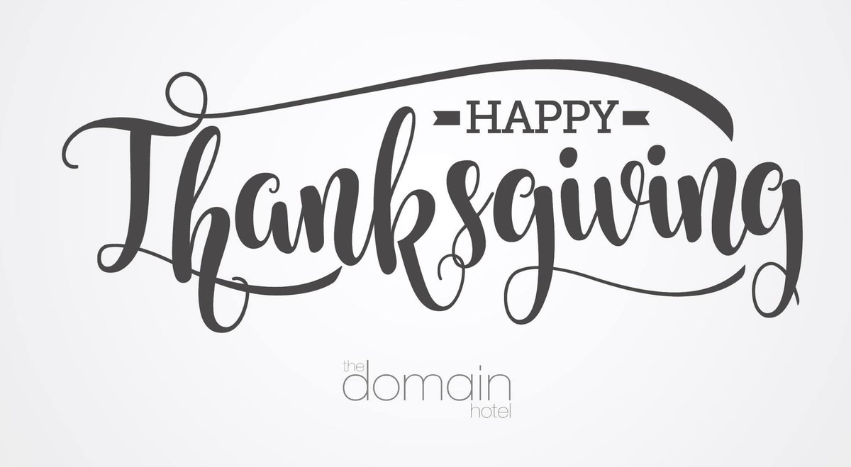DomainHotel's tweet photo. Happy Thanksgiving from the Domain Sunnyvale. Enjoy the day with your friends and family. https://t.co/xj712ClNsV