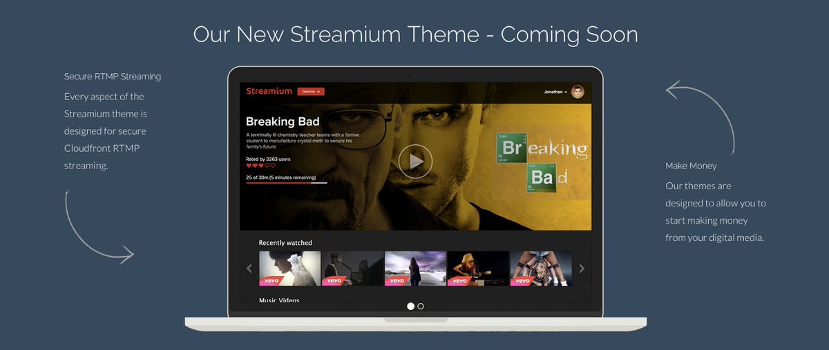 vidibase's tweet photo. Amazon Web Services Netflix Clone for #WordPress #vloggers #bloggers #themes #free #aws #plugins #blog
 #tech https://t.co/VqH6kCssEz https://t.co/O6jHTVTBF0