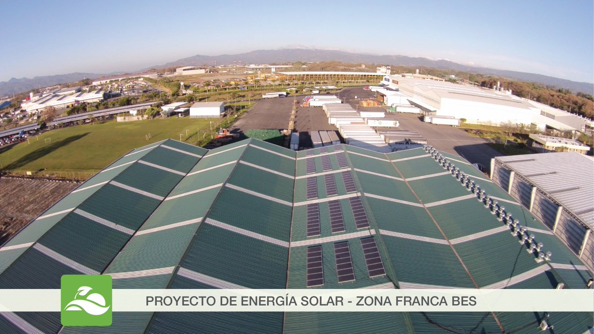 SolarIngCR's tweet photo. En SOLAR ING COSTA RICA tenemos el objetivo de abastecer de energías limpias a todo el país, para asegurarnos un mejor futuro, por eso ahora el orgullo es inmenso al mostrarles el proyecto realizado para nuestros clientes en la Zona Franca Bes. 
CONFÍA en Solar Ing Costa Rica. https://t.co/WgyjhpbiT3