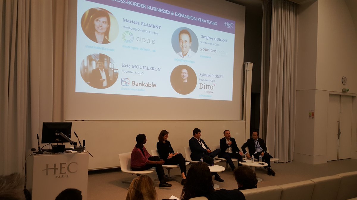 DittoBank's tweet photo. Intervention de Sylvain Pignet, CEO de Ditto Bank au FinTech Talent Fair 2017 lors de la conférence organisée par @HEC Paris "Cross-border businesses and Expansion Strategies".
#DittoBank #HECfintech https://t.co/bQOMJMxqbq