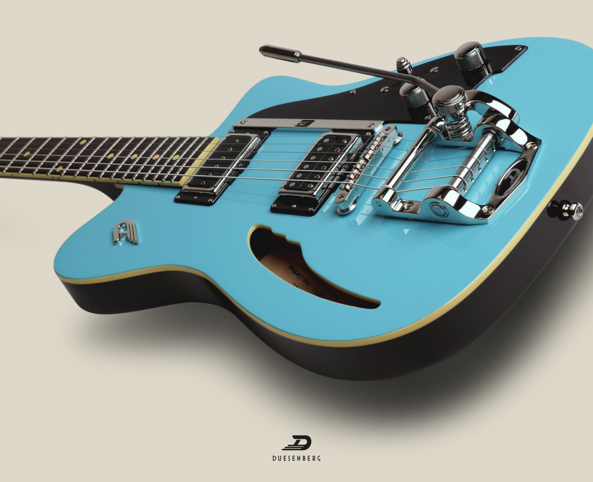 The exotic splash against grey conformity. The Caribou.
Learn more: duesenberg.de/en/guitars/car…
#Duesenberg #Caribou #Tone