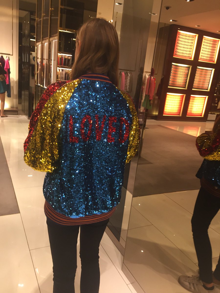 Elizzle01's tweet photo. @BTS_twt Jimin I found your jacket :) wish I could actually afford one - wanna send me yours when you’re done with it?😂 https://t.co/HMQHMWL2Lu