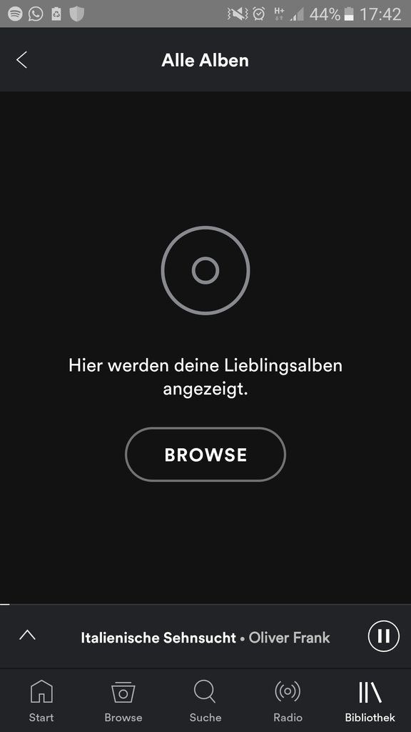 das_isaa's tweet photo. Danke @SpotifyDE nicht nur alle alle gedownloadeten Alben löschen, nein gleich komplett alle gespeicherten. 😡 https://t.co/lgqUKRDQ66