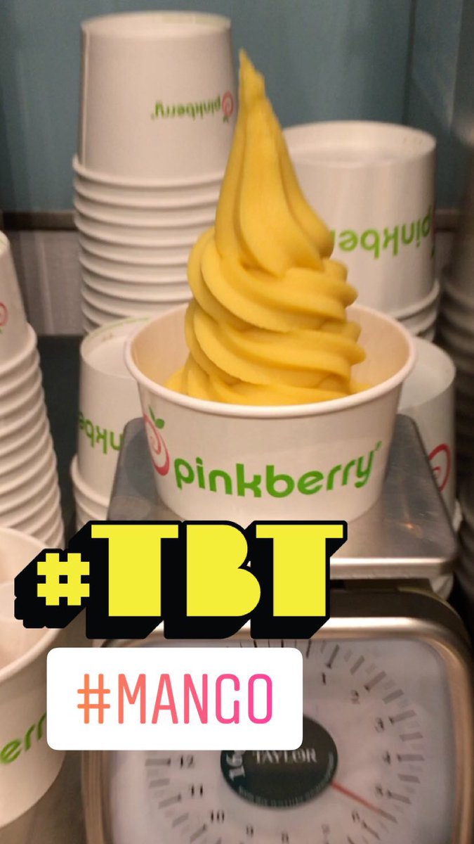 pinkberryTO's tweet photo. #ThrowBackThursday Dairy Tropical Mango! #worththewait #pinkberryTO #whatsyourflavour https://t.co/5ldFTSbCZu