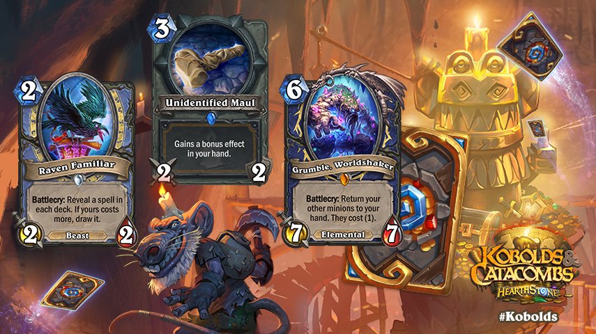 PlayHearthstone's tweet photo. More treasures have been unearthed by the Hearthstone community! #Kobolds https://t.co/jdR73wTsYc