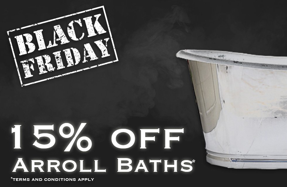 FoundryCastIron's tweet photo. Make bath time more fun with 15% off for Black Friday
#castironbaths
#arroll
#arrollbaths
#BlackFridayAtGAME #blackfridayfoundrycastiron
#bathdiscount https://t.co/IVqBmVrx51