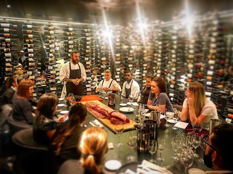 The @gauchoedinburgh team having a Beef Masterclass 🐄🥩🇦🇷