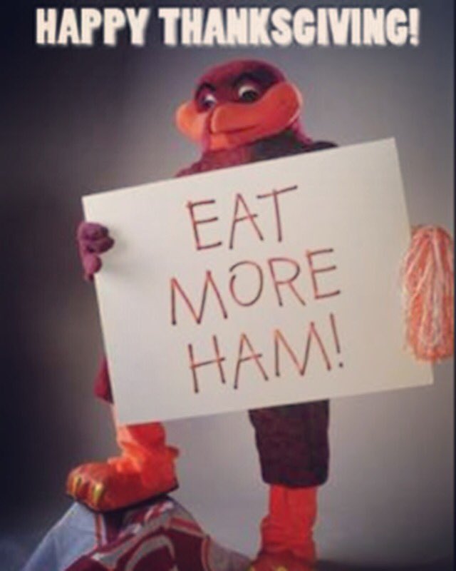 Happy Thanksgiving Hokie nation! We are beyond thankful to be apart of such a great community! 🦃