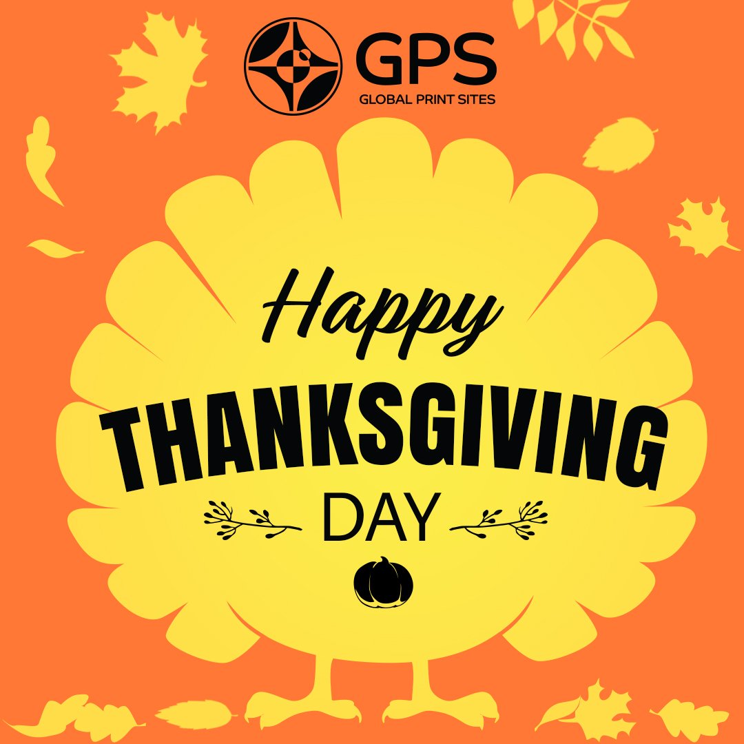 globalprintsite's tweet photo. We wish you all a very #HappyThanksgiving Many blessings to you and your families. 🍁🍂 https://t.co/UdZbvZRDBT