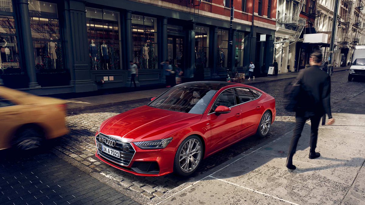 The jock of his class with a great sense of color. #AudiA7 #Sportback #MisanoRed https://t.co/MovoViuQKE