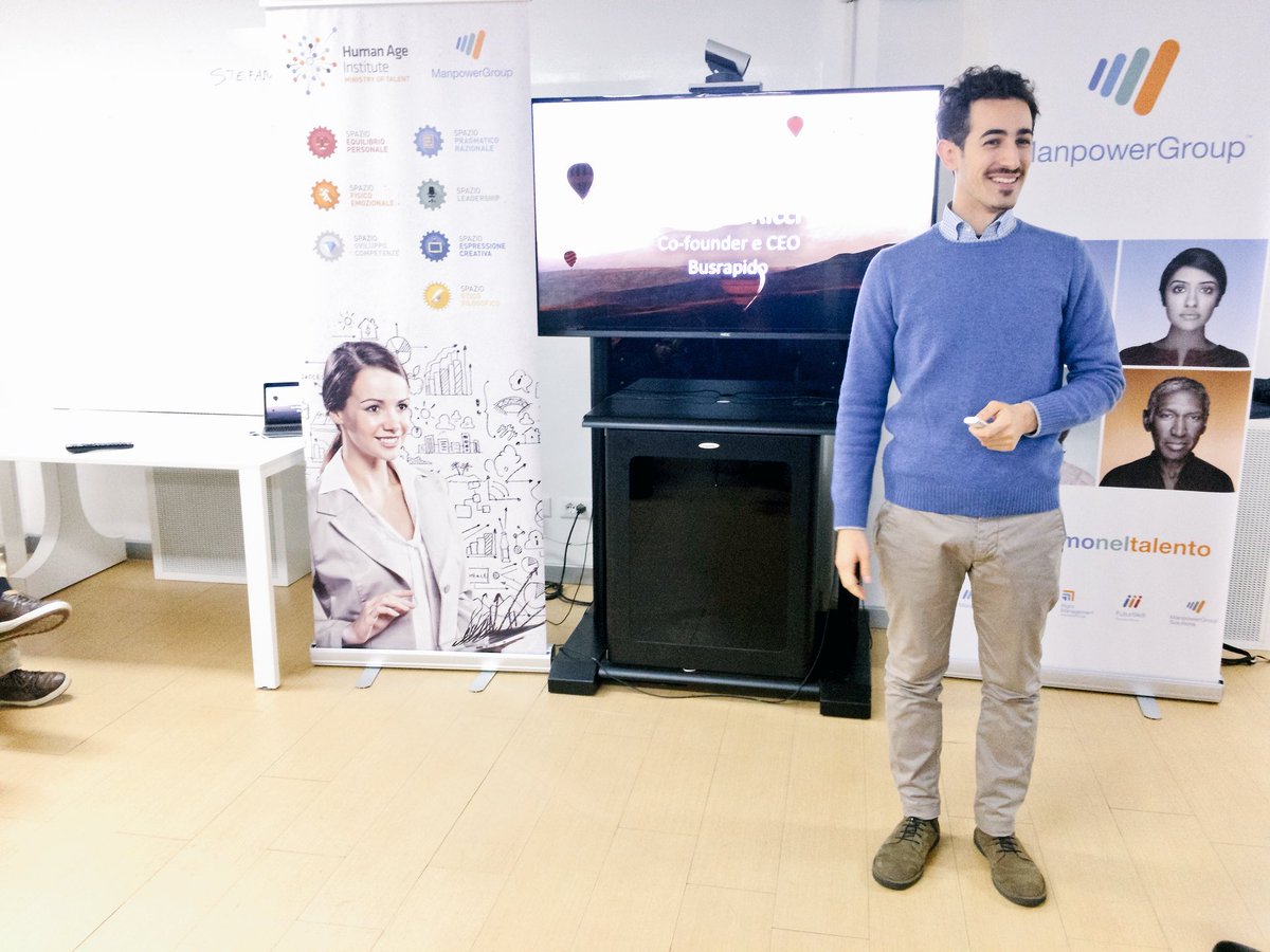 opinnoitaly's tweet photo. Gli obiettivi, la visione e il #talento: #Elemize, @qurami e @BusrapidoHQ, #startup residenti in @timwcap, si presentano alla platea di #HAIMeetup. https://t.co/PI2Hr8yzJO