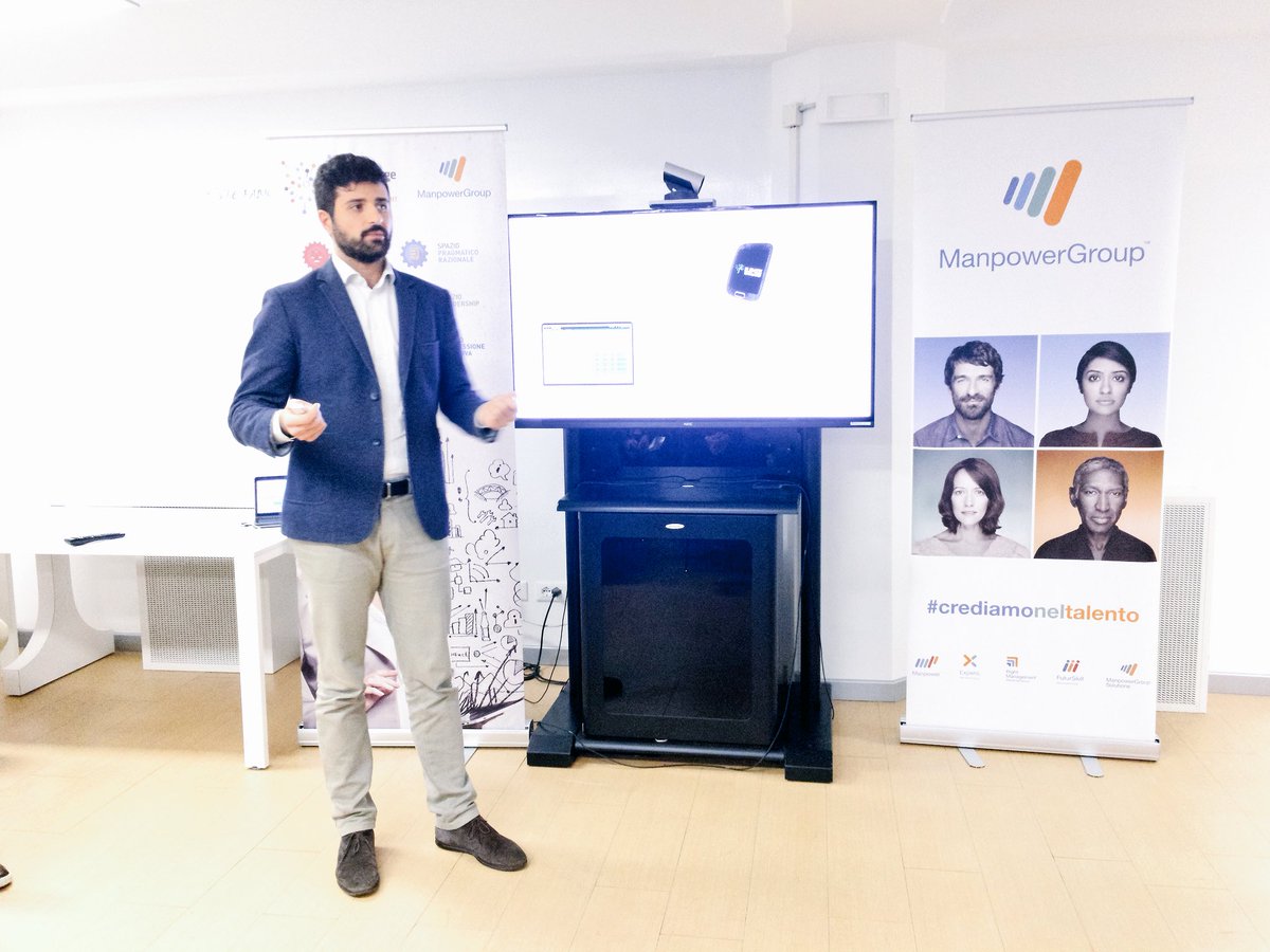 opinnoitaly's tweet photo. Gli obiettivi, la visione e il #talento: #Elemize, @qurami e @BusrapidoHQ, #startup residenti in @timwcap, si presentano alla platea di #HAIMeetup. https://t.co/PI2Hr8yzJO