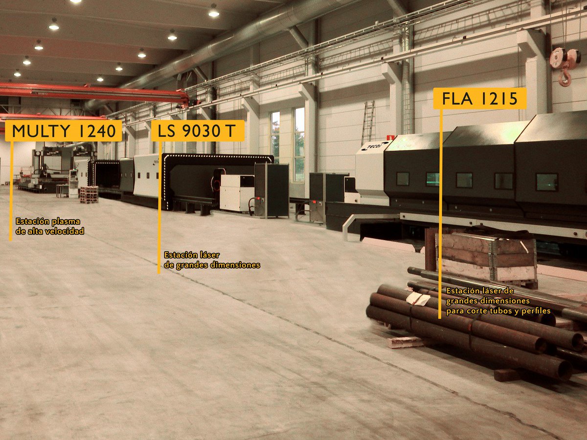 TecoiOfficial's tweet photo. Triple instalación TECOI en Rusia compuesta por estación de corte MULTY de alta velocidad con #plasma y aspiración ECOTEC, #laser de grandes dimensiones LS-T y estación laser de tubos y #perfiles FLA con longitud max. de 15.000mm.
🔶 Calidad+confianza = Producción con resultados https://t.co/ts5L1m7GGr