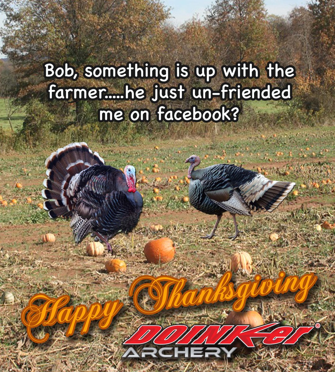 DoinkerStabs's tweet photo. Happy Thanksgiving from all of us at Doinkerville!
#Thanksgiving #DoinkerArchery https://t.co/vbKxYPdyg6