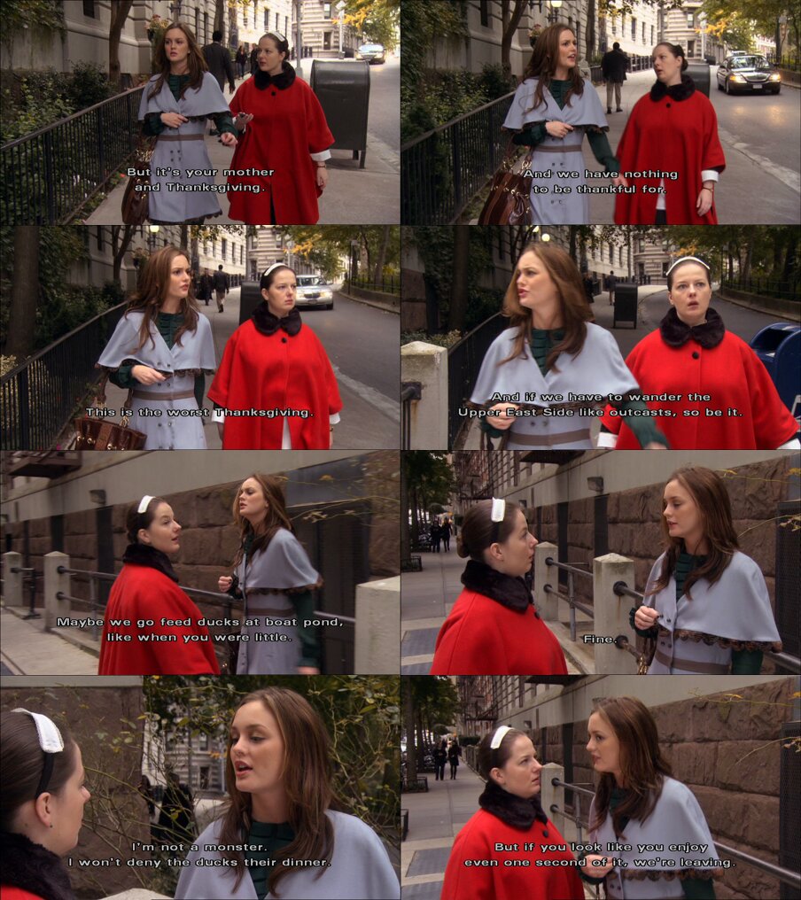 Blair: Don't you dare answer that blackberry #Dorota. D: But it's your  mother \u0026 it's Thanksgiving. B: \u0026 we have nothing to be thankful for. This  is the worst thanksgiving of all, image size:904x1016