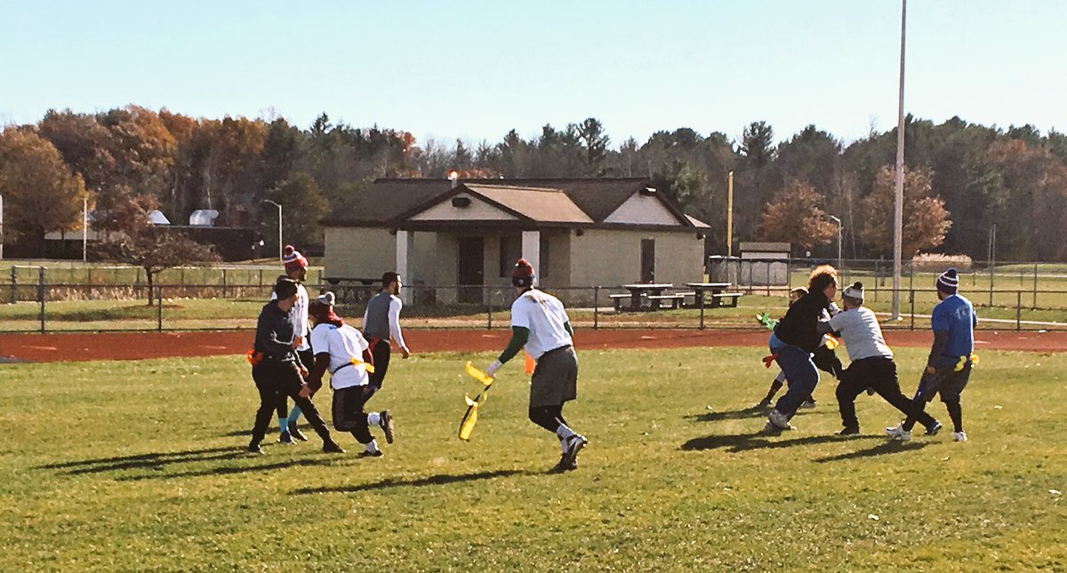 IC_Riders's tweet photo. 1st Annual ICC Turkey Bowl 🦃 a success. Over 30 alumni participated played flag football 🏈. https://t.co/YlAaKEhihr