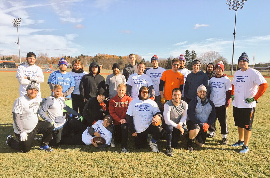 IC_Riders's tweet photo. 1st Annual ICC Turkey Bowl 🦃 a success. Over 30 alumni participated played flag football 🏈. https://t.co/YlAaKEhihr