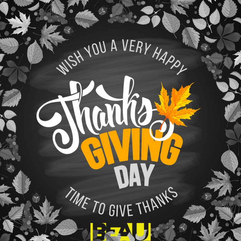 BEAUniversity's tweet photo. Happy Thanksgiving! https://t.co/EyFekY3aWo
