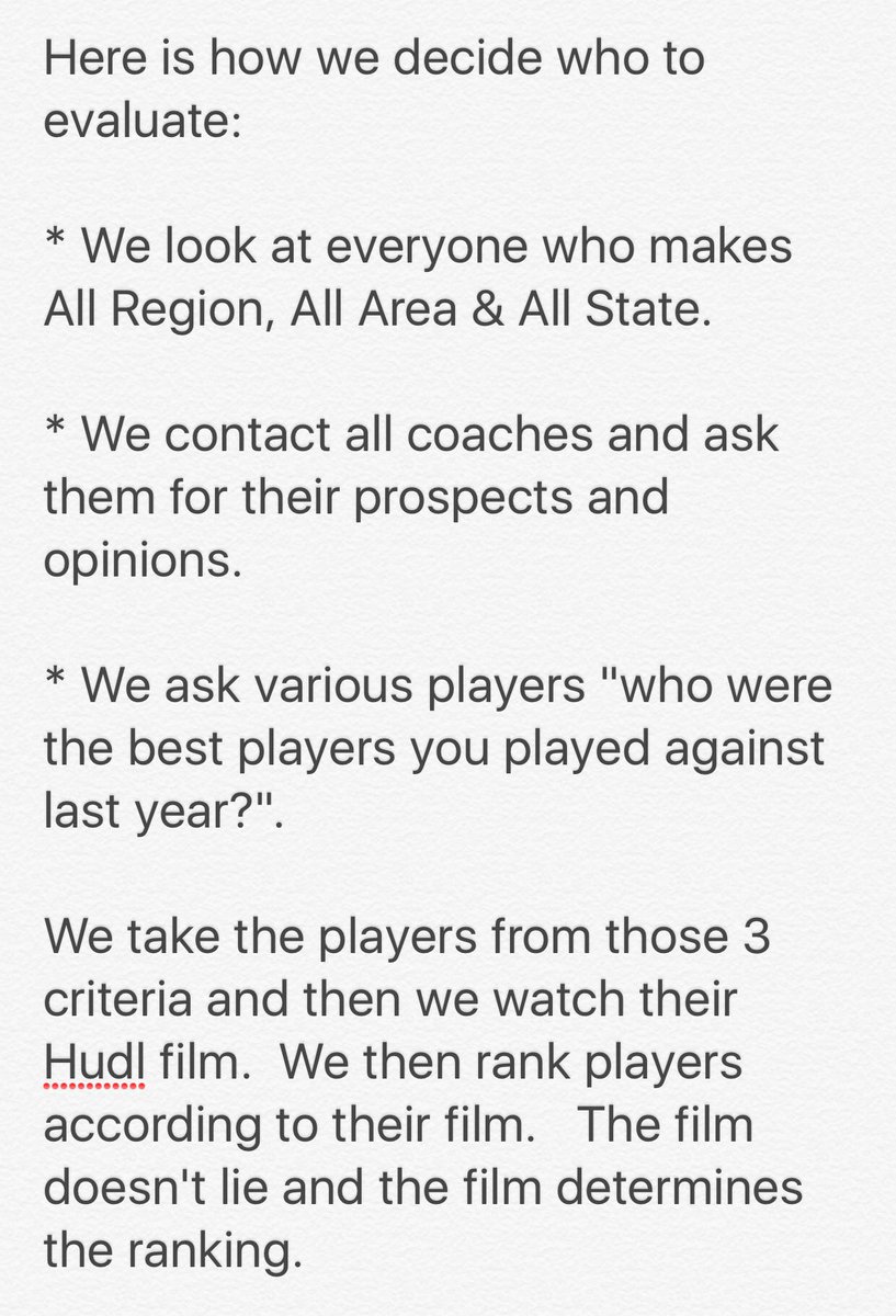 NE_GA_Recruits's tweet photo. There are over 2,000 players in NE Georgia.

We don't have time to look at everyone.

Here is how we decide who we are going to evaluate: https://t.co/IvwdiuPgV5