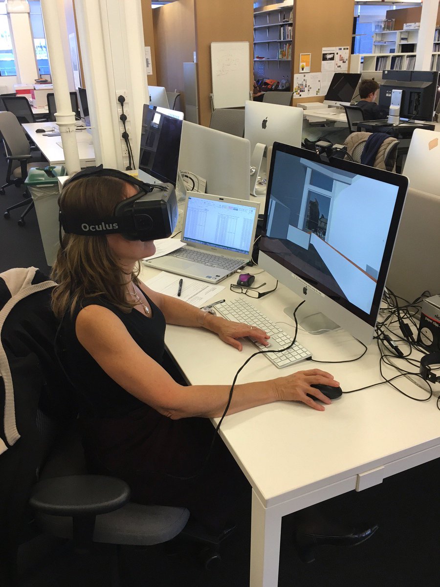 SophiaPsarra's tweet image. Practice cutting edge research using #VR and make it visually exciting! Join us for lecture by @athinalz #brava. #Spatialnavigation in #real and #virtual #multilevel #museums. @AshmoleanMuseum. #ArchitecturalPhenomena module @bartlettSDAC Monday 27/11/17. R 1.02